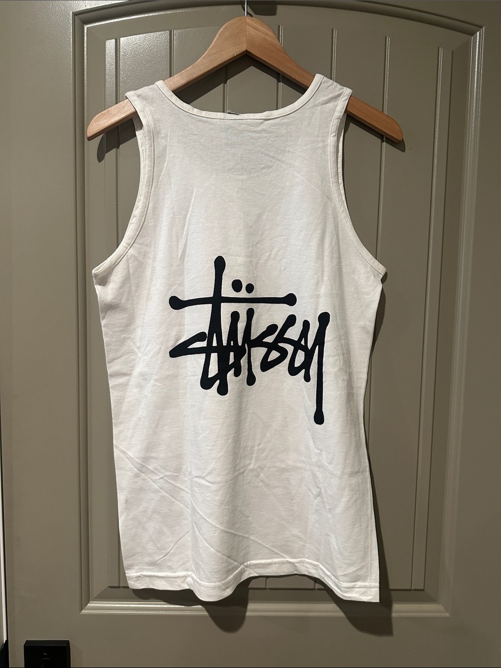 STUSSY Logo Tank Top S